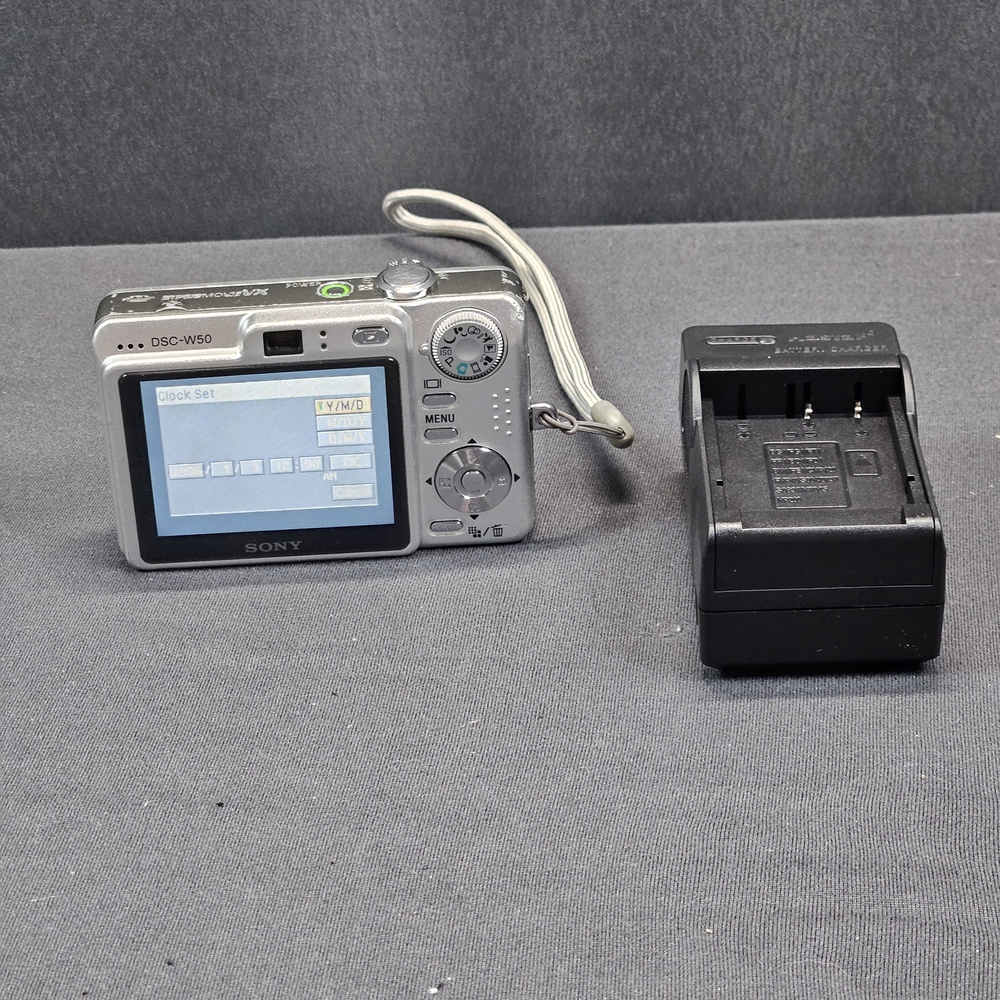 SONY Cyber-Shot DSC-W50 Digital Camera - Zeiss Lens -